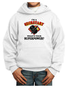 Secretary - Superpower Youth Hoodie Pullover Sweatshirt-Youth Hoodie-TooLoud-White-XS-Davson Sales