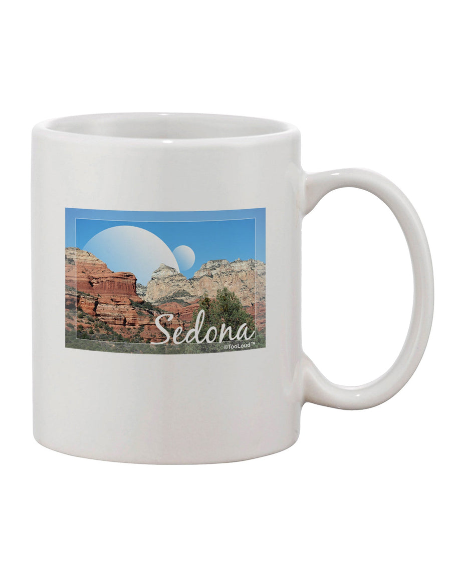 Sedona-inspired Abstract Print Coffee Mug - Perfect for Sipping in Style TooLoud-11 OZ Coffee Mug-TooLoud-White-Davson Sales