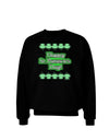 Seeing Double St. Patrick's Day Adult Dark Sweatshirt-Sweatshirts-TooLoud-Black-Small-Davson Sales