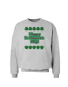 Seeing Double St. Patrick's Day Sweatshirt-Sweatshirts-TooLoud-AshGray-Small-Davson Sales