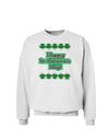 Seeing Double St. Patrick's Day Sweatshirt-Sweatshirts-TooLoud-White-Small-Davson Sales