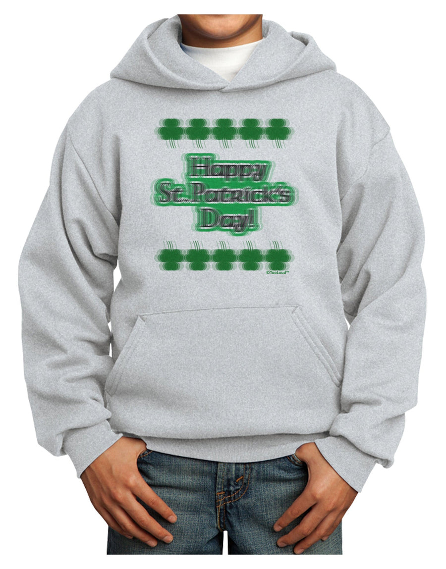 Seeing Double St. Patrick's Day Youth Hoodie Pullover Sweatshirt-Youth Hoodie-TooLoud-White-XS-Davson Sales