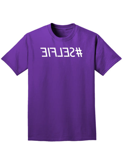 #selfie Mirrored Adult Dark T-Shirt-Mens T-Shirt-TooLoud-Purple-Small-Davson Sales