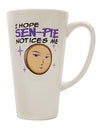 Sen-Pie 16 Ounce Conical Latte Coffee Mug - Perfect for Coffee Connoisseurs-Conical Latte Mug-TooLoud-White-Davson Sales