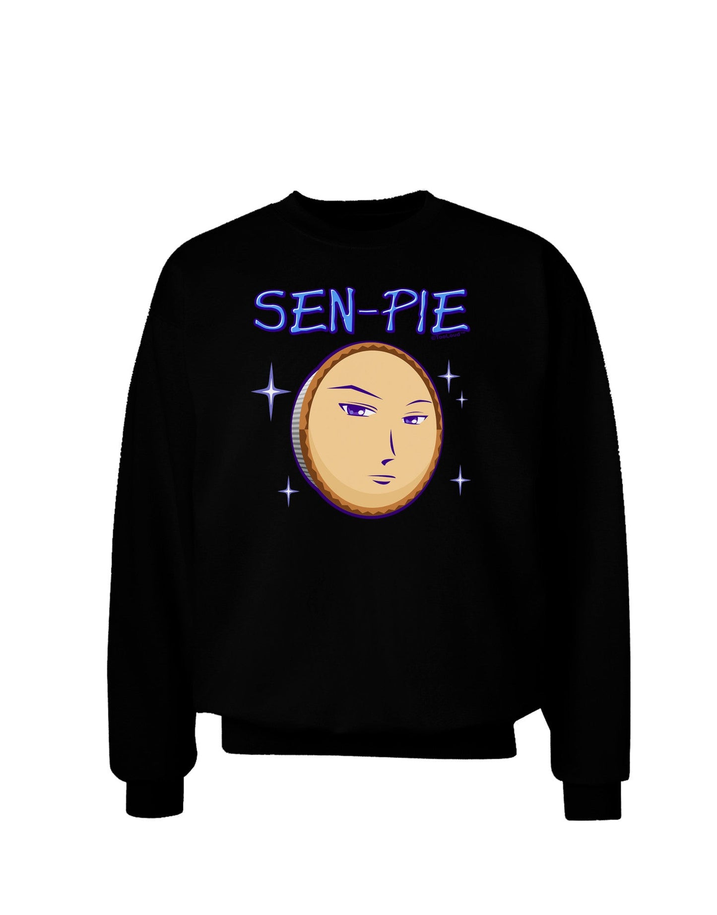 Sen-Pie Sama Kun San Chan Adult Dark Sweatshirt-Sweatshirts-TooLoud-Black-Small-Davson Sales