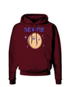 Sen-Pie Sama Kun San Chan Dark Hoodie Sweatshirt-Hoodie-TooLoud-Maroon-Small-Davson Sales