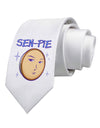 Sen-Pie Sama Kun San Chan Printed White Necktie