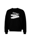 Seven Swans A Swimming Adult Dark Sweatshirt-Sweatshirts-TooLoud-Black-Small-Davson Sales