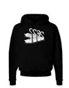 Seven Swans A Swimming Dark Hoodie Sweatshirt-Hoodie-TooLoud-Black-Small-Davson Sales