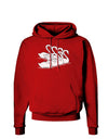 Seven Swans A Swimming Dark Hoodie Sweatshirt-Hoodie-TooLoud-Red-Small-Davson Sales