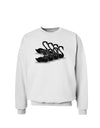 Seven Swans A Swimming Sweatshirt-Sweatshirts-TooLoud-White-Small-Davson Sales