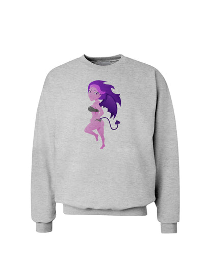 Sexy Succubus - Halloween Design Sweatshirt-Sweatshirts-TooLoud-AshGray-Small-Davson Sales