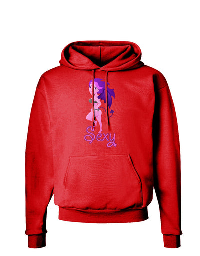 Sexy Succubus - Sexy Text Dark Hoodie Sweatshirt-Hoodie-TooLoud-Red-Small-Davson Sales