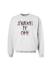 Shake It Off Text Cute with Hearts Sweatshirt by TooLoud-Sweatshirts-TooLoud-White-Small-Davson Sales