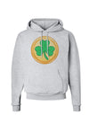 Shamrock Button Vector Design Hoodie Sweatshirt by TooLoud-Hoodie-TooLoud-AshGray-Small-Davson Sales