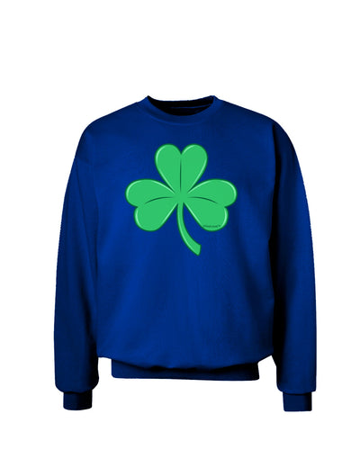 Shamrock Vector Design Adult Dark Sweatshirt by TooLoud-Sweatshirts-TooLoud-Deep-Royal-Blue-Small-Davson Sales