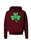 Shamrock Vector Design Dark Hoodie Sweatshirt by TooLoud-Hoodie-TooLoud-Maroon-Small-Davson Sales