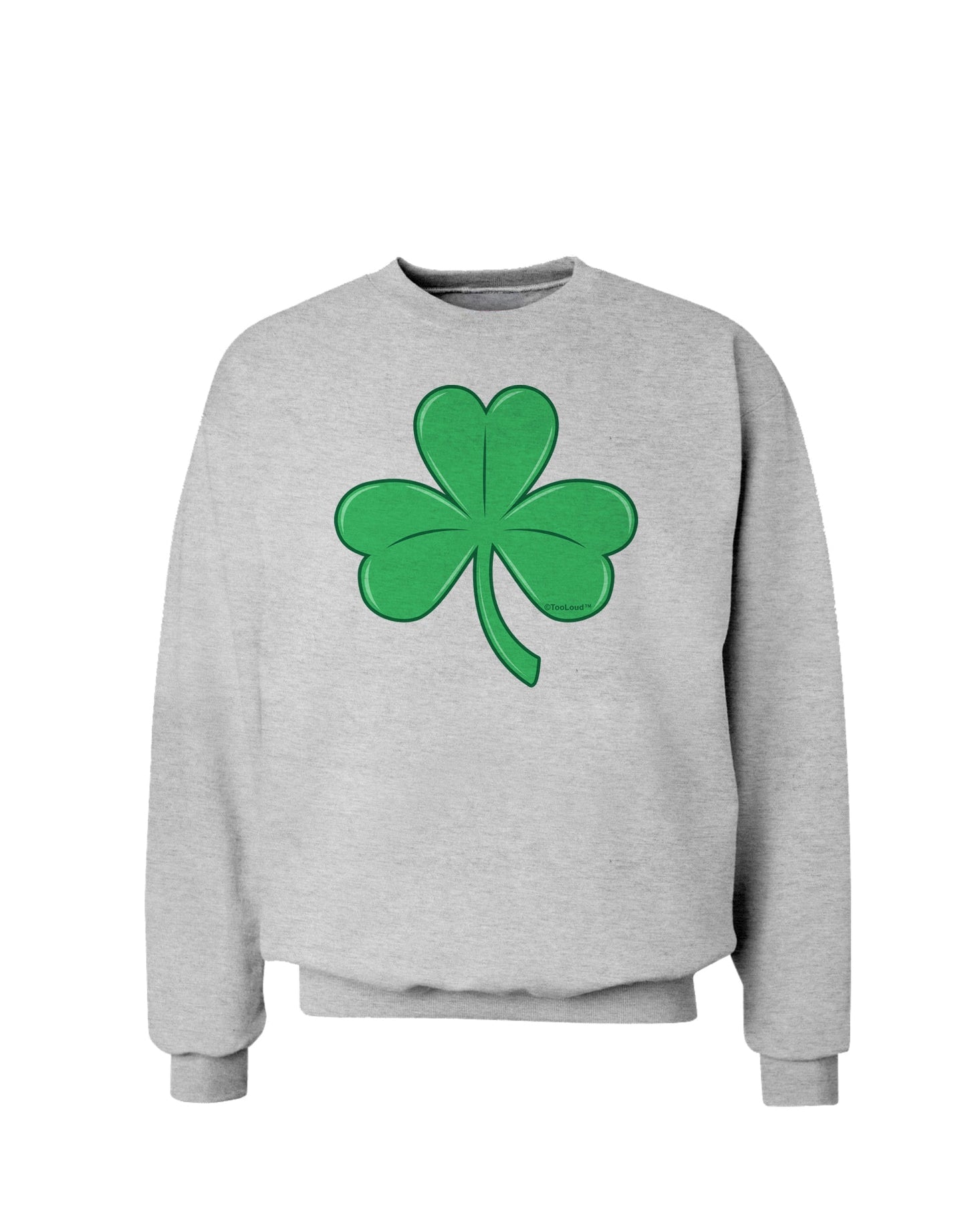 Shamrock Vector Design Sweatshirt by TooLoud-Sweatshirts-TooLoud-AshGray-Small-Davson Sales