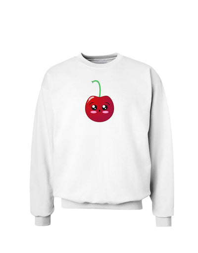 Sheri Cherry Sweatshirt-Sweatshirts-TooLoud-White-Small-Davson Sales