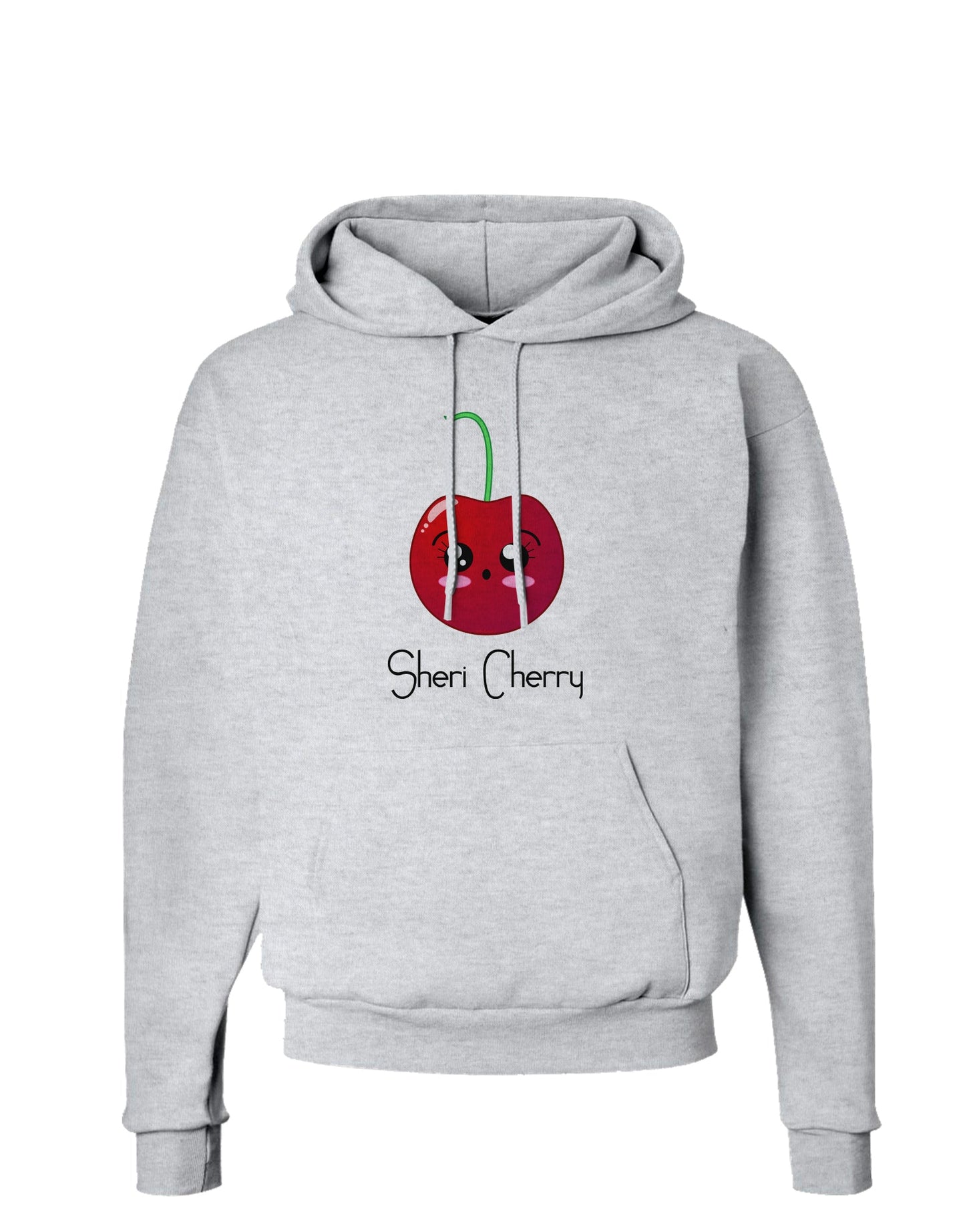 Sheri Cherry Text Hoodie Sweatshirt-Hoodie-TooLoud-AshGray-Small-Davson Sales