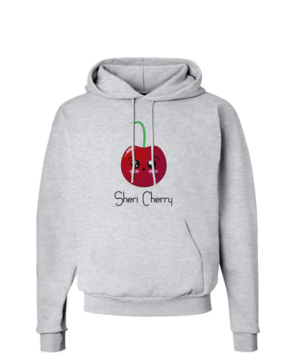 Sheri Cherry Text Hoodie Sweatshirt-Hoodie-TooLoud-AshGray-Small-Davson Sales