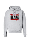 She's BAE - Right Arrow Hoodie Sweatshirt-Hoodie-TooLoud-AshGray-Small-Davson Sales