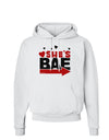 She's BAE - Right Arrow Hoodie Sweatshirt-Hoodie-TooLoud-White-Small-Davson Sales