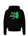 She's My Lucky Charm - Left Dark Hoodie Sweatshirt-Hoodie-TooLoud-Black-Small-Davson Sales