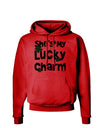 She's My Lucky Charm - Matching Couples Design Hoodie Sweatshirt by TooLoud-Hoodie-TooLoud-Red-Small-Davson Sales