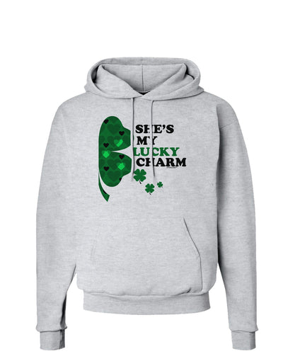 She's My Lucky Charm - Right Hoodie Sweatshirt-Hoodie-TooLoud-AshGray-Small-Davson Sales