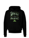 Shhh Im Hungover Funny Dark Hoodie Sweatshirt by-Hoodie-TooLoud-Black-Small-Davson Sales