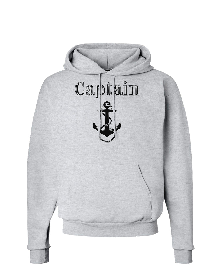 Ship Captain Nautical Anchor Boating Hoodie Sweatshirt-Hoodie-TooLoud-White-Small-Davson Sales