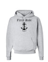 Ship First Mate Nautical Anchor Boating Hoodie Sweatshirt-Hoodie-TooLoud-AshGray-Small-Davson Sales