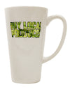 Shop Local - Jalapenos Text 16 oz Conical Latte Coffee Mug - TooLoud-Conical Latte Mug-TooLoud-White-Davson Sales