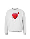 Shot Through the Heart Bleeding Sweatshirt by-Sweatshirts-TooLoud-White-Small-Davson Sales