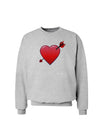 Shot Through the Heart Cute Sweatshirt by-Sweatshirts-TooLoud-AshGray-Small-Davson Sales