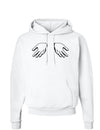 Shrugging Hands Hoodie Sweatshirt-Hoodie-TooLoud-White-Small-Davson Sales