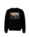 Sidecar Motorcycle Photo Adult Dark Sweatshirt-Sweatshirt-TooLoud-Black-Small-Davson Sales