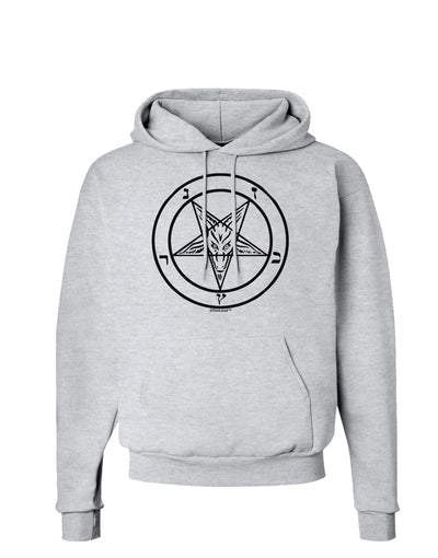 Sigil of Baphomet Hoodie Sweatshirt by-Hoodie-TooLoud-AshGray-Small-Davson Sales