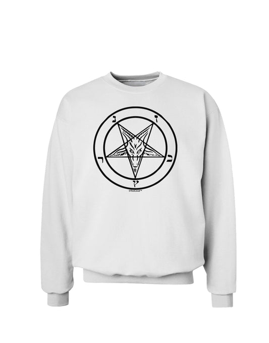 Sigil of Baphomet Sweatshirt by-Sweatshirts-TooLoud-White-Small-Davson Sales