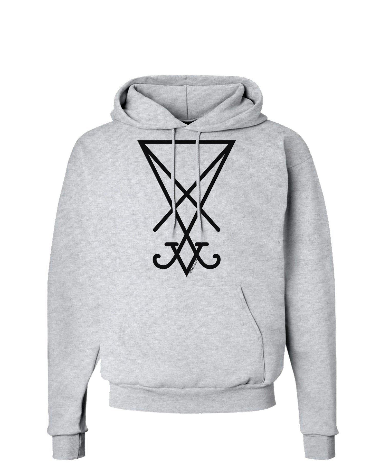 Sigil of Lucifer - Seal of Satan Hoodie Sweatshirt-Hoodie-TooLoud-AshGray-Small-Davson Sales