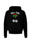 Silver Bells Dark Hoodie Sweatshirt by-Hoodie-TooLoud-Black-Small-Davson Sales