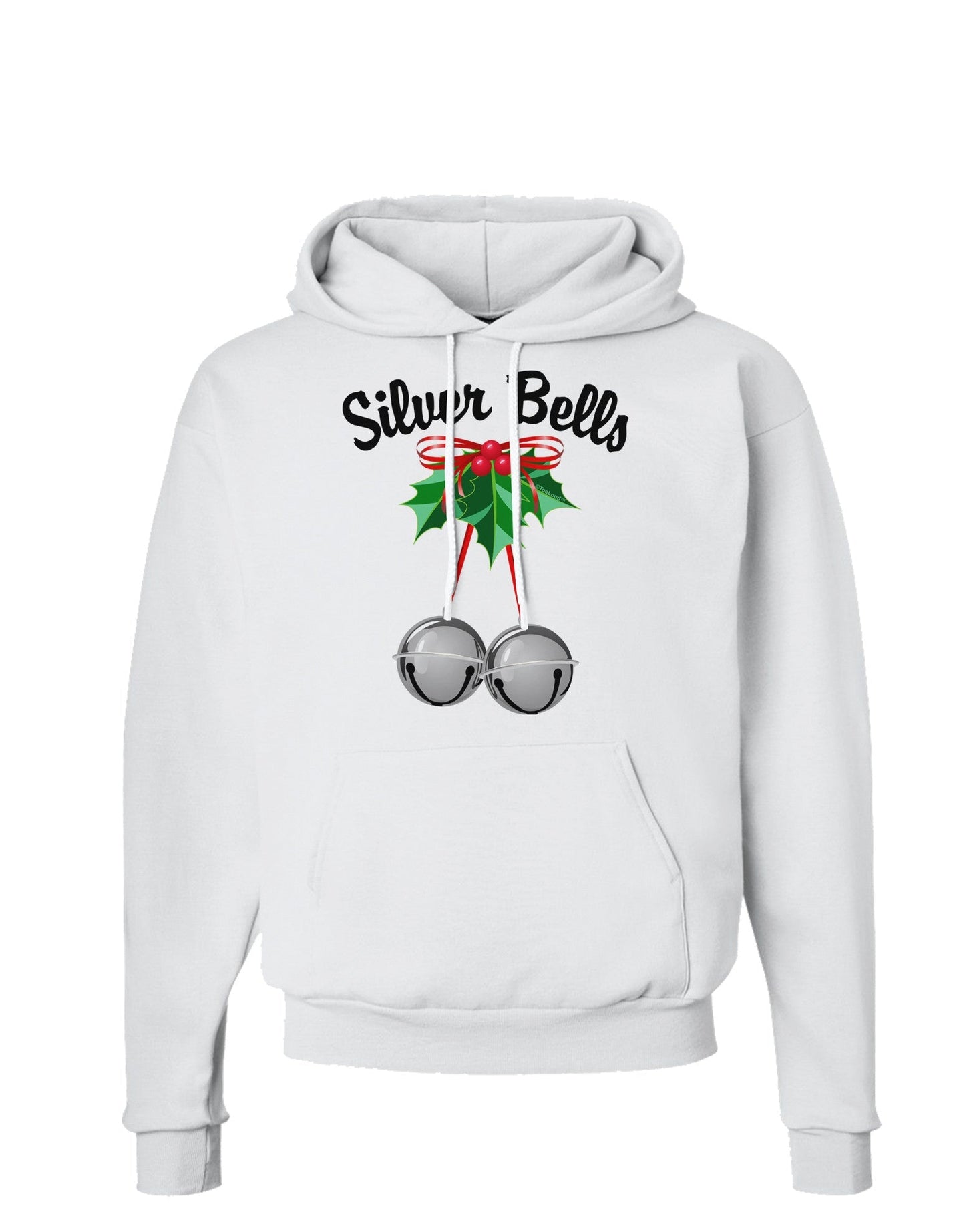 Silver Bells Hoodie Sweatshirt by-Hoodie-TooLoud-White-Small-Davson Sales