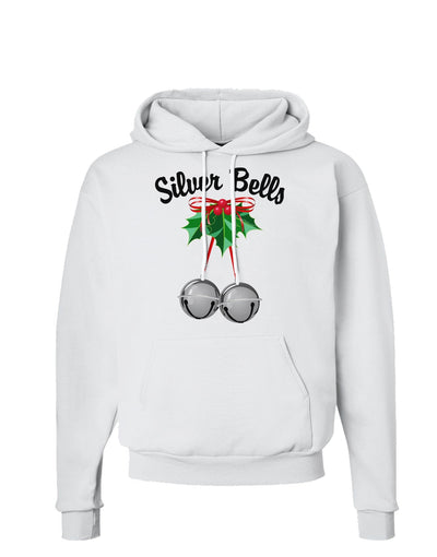 Silver Bells Hoodie Sweatshirt by-Hoodie-TooLoud-White-Small-Davson Sales