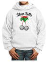 Silver Bells Youth Hoodie Pullover Sweatshirt by-Youth Hoodie-TooLoud-White-XS-Davson Sales