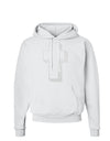 Simple Cross Design Glitter - White Hoodie Sweatshirt by TooLoud-Hoodie-TooLoud-White-Small-Davson Sales