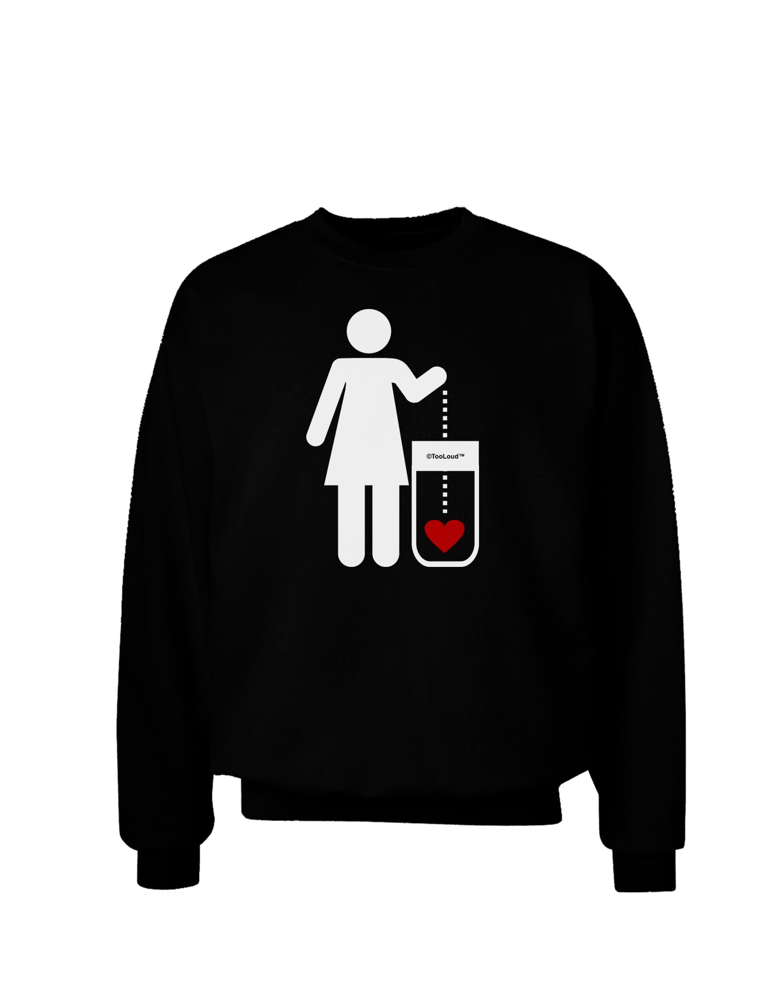 Single and Happy - Single Woman Adult Dark Sweatshirt by TooLoud-Sweatshirts-TooLoud-Black-Small-Davson Sales