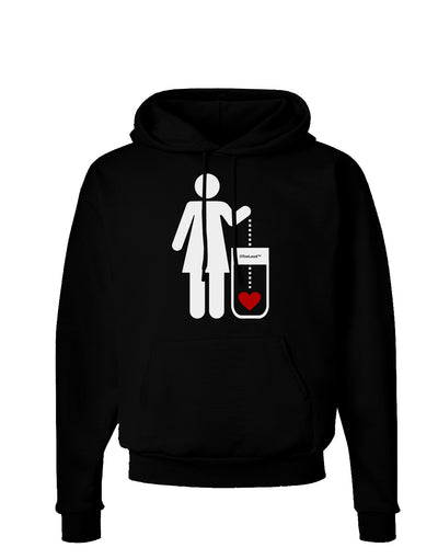 Single and Happy - Single Woman Dark Hoodie Sweatshirt by TooLoud-Hoodie-TooLoud-Black-Small-Davson Sales