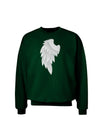 Single Left Angel Wing Design - Couples Adult Dark Sweatshirt-Sweatshirts-TooLoud-Deep-Forest-Green-Small-Davson Sales