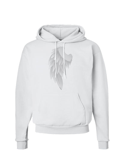 Single Left Angel Wing Design - Couples Hoodie Sweatshirt-Hoodie-TooLoud-White-Small-Davson Sales